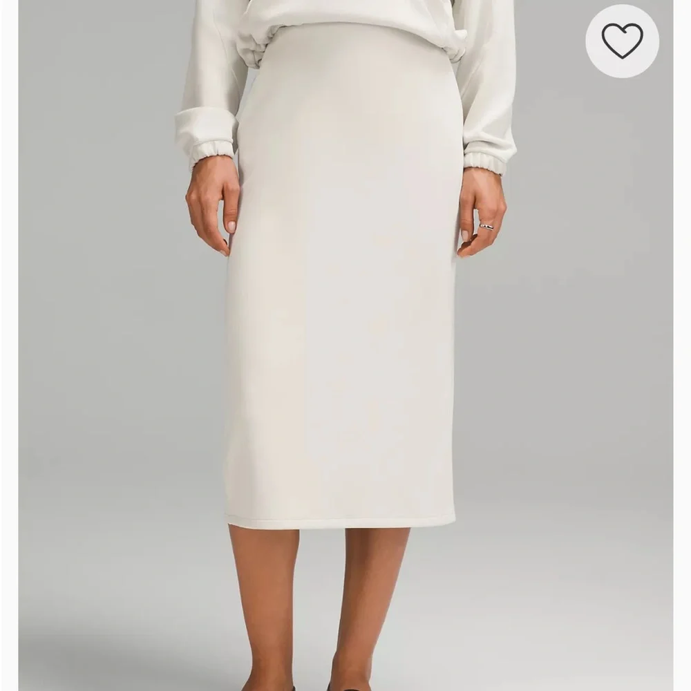 Lululemon Athletica Cream Midi Skirt - Picture 1 of 6